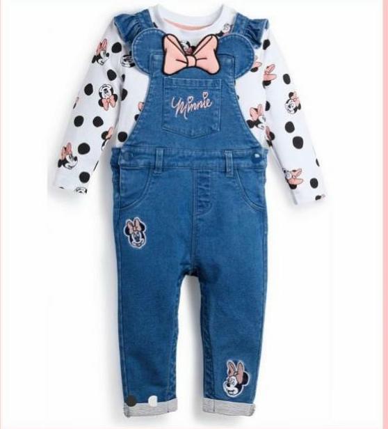 Y Jardineira jeans Minnie