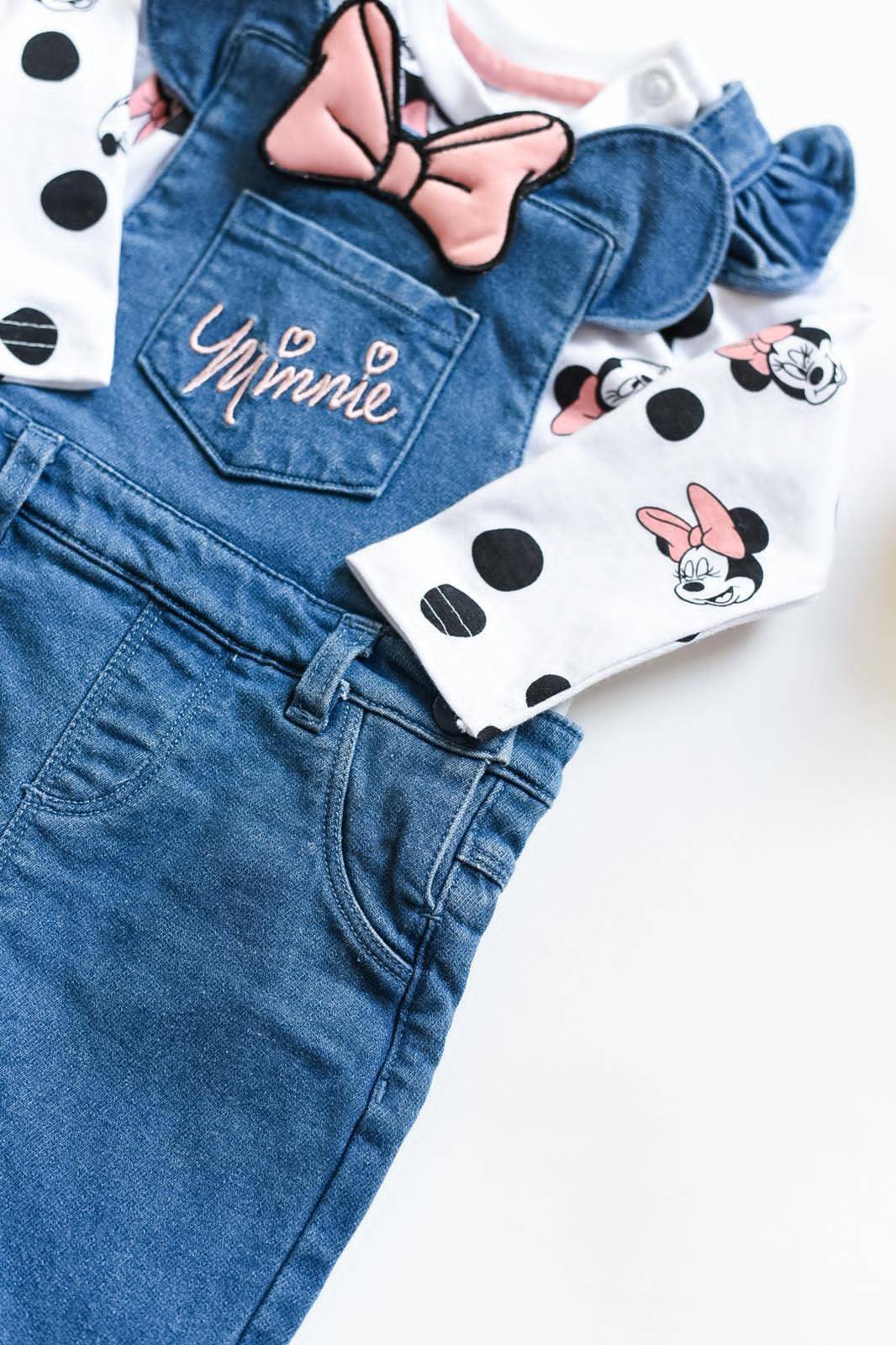 Y Jardineira jeans Minnie