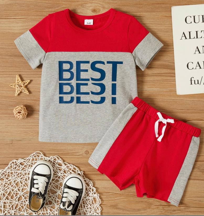 y Conjunto Cinza e Vermelho
