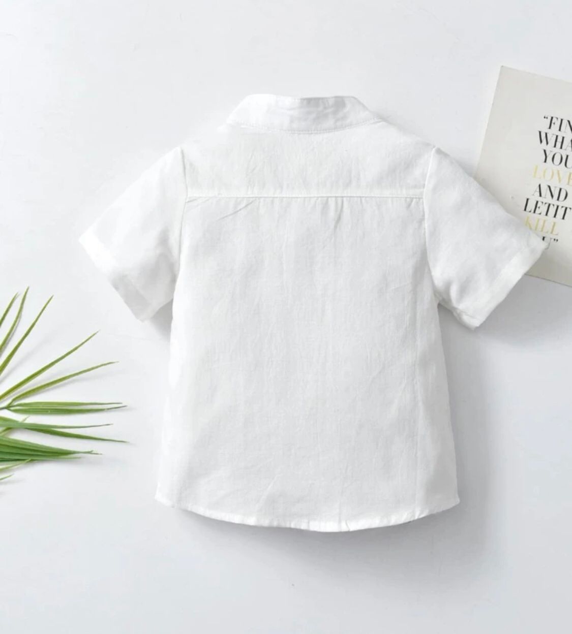 y Camisa Branca Gola Padre
