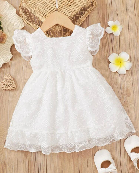y Vestido Branco de Renda