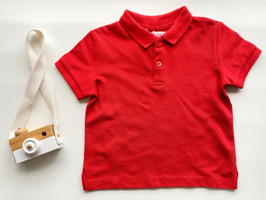 y Camisa Polo Vermelha