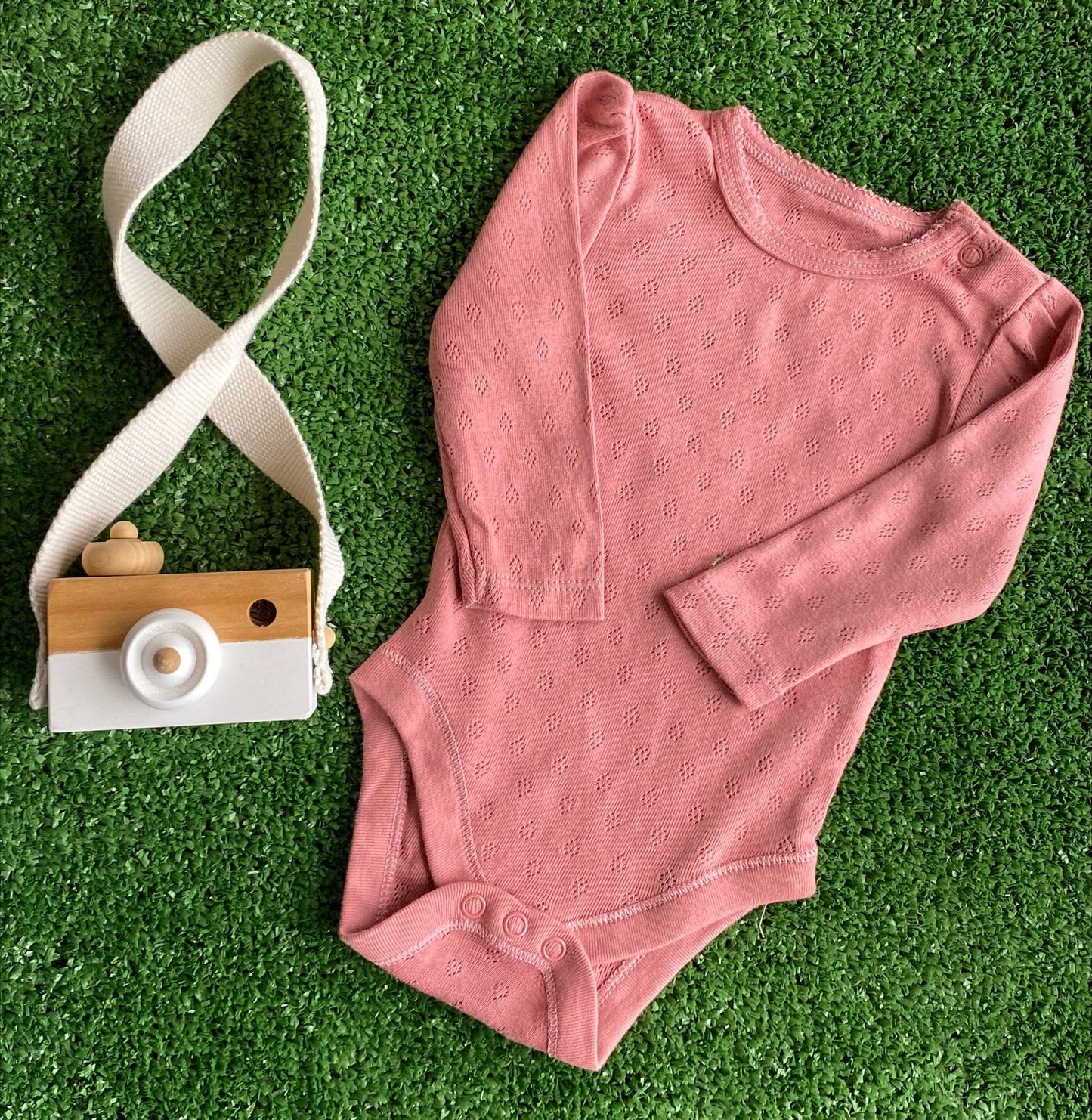 Body Rose e Branco Estampado