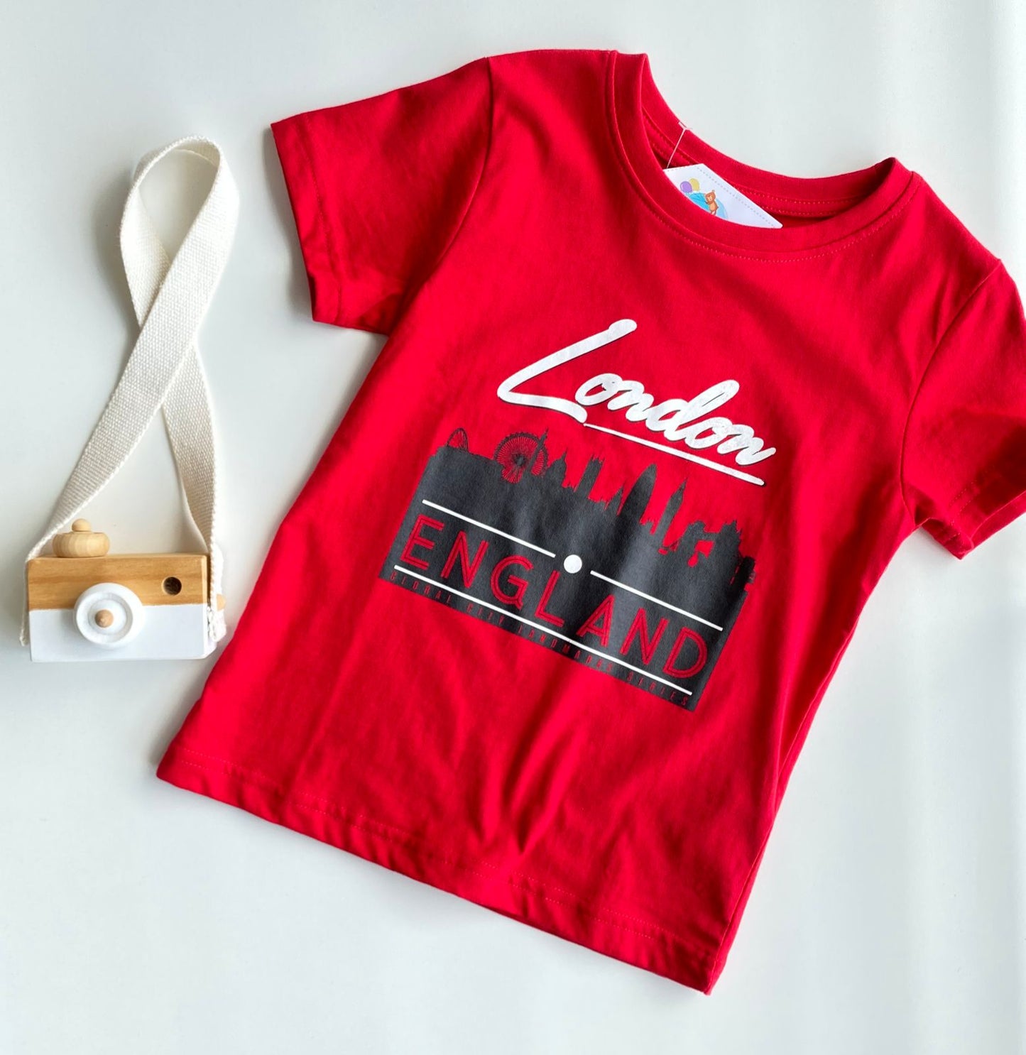 Y Camiseta London Vermelha