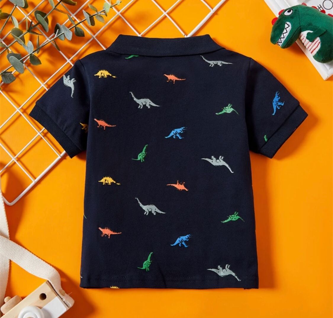 Y Camiseta Polo do Dino