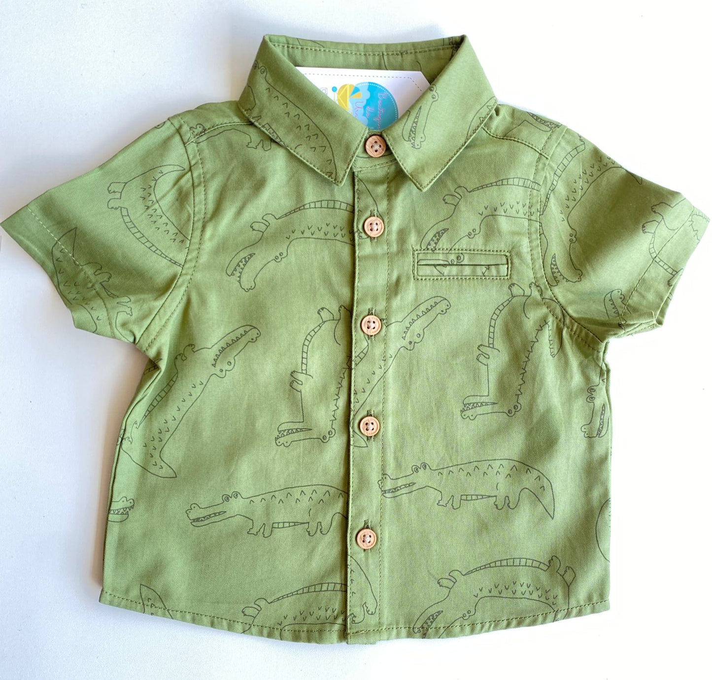 Y Camisa Jacaré Verde