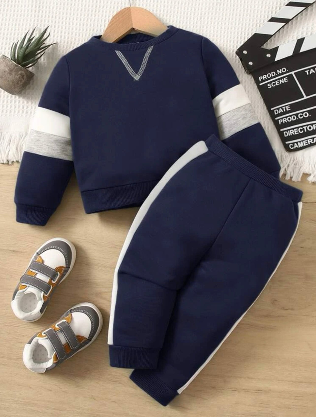 y Conjunto Azul Marinho